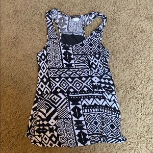 Black and white tank top